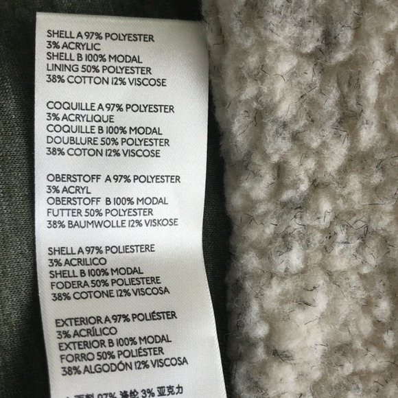 Free People Rivington Sherpa Jacket Desert Combo L - Picture 4 of 7